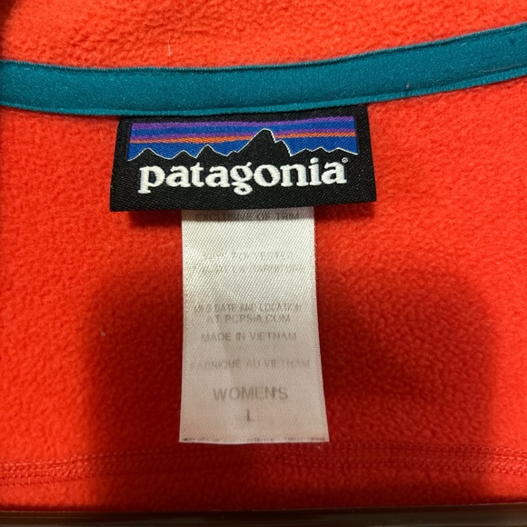 Patagonia Orange/Ref Fleece Jacket - Picture 4 of 4